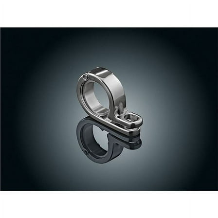 Gloss Black Sz 1 1/8" - 1 1/4" Kuryakyn P-Clamp