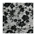 thumbnail image 4 of BANET Black Table Cloth Embroidered Fabric Black Table Overlay for Halloween Table Cover Table Linen Party Table Decor white, 4 of 8