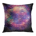 thumbnail image 1 of BOSDECO Colorful Abstraction Geometric Triangle Abstract Artistic Beautiful Bright Color Corporate Pillowcase Pillow Cover Cushion Case 16x16 inch, 1 of 1