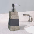 thumbnail image 2 of nu steel nu steel Rustic, Made of Cement Refillable Dispenser Pump Bottle for Bathroom Vanity Countertop, Kitchen-Holds Oils, Lotions, Liquid Soap, Sanitizer, Antique Stone finish (RUS6H), 2 of 6