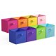 thumbnail image 1 of Cubos de almacenamiento en forma de cubo Granny Says, 28 cm, tela colorida, paquete de 8, 1 of 8