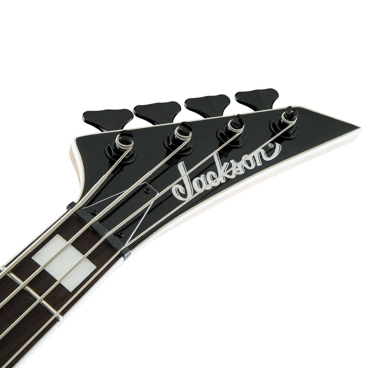 Jackson JS3Q Kelly Bird Bass Guitar (Transparent Blue Burst)