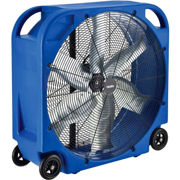 36" Blower Fan, Rotomold Plastic, Direct Drive, 11200 CFM, 3/4 HP