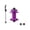 Purple, variant on LICEWO 28/32/36 Hole Bicycles Front Rear Hub 135mm Quick Release Bike Bicycles Disc Brake Hub Cycling Accessories Enduring