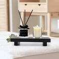 thumbnail image 7 of USTOP Bathroom Vanity Counter Organizer Riser, Water-Resistant Wood Sink Stand with Raised Feet, Compact Soap Tray Pedestal for Dispenser, Toothbrush, Kitchen & Home Decor., 7 of 7