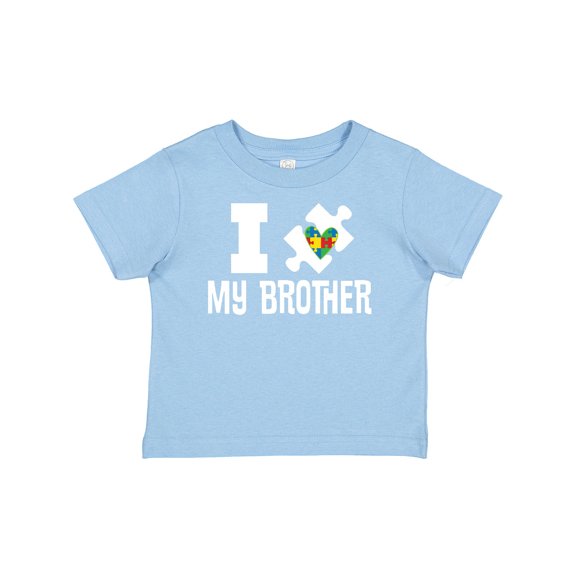 Inktastic Autism I Love My Brother Awareness Support Boys or Girls Baby T-Shirt