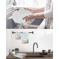 thumbnail image 5 of Cute Easter Bunny Kitchen Dish Towels for Drying Dishes Set of 4, Eucalyptus Leaves Colorful Eggs Teal Waffle Weave Microfiber Hand Tea Bathroom Towels Quick Dry & Absorbent Towel 15.7x23.6, 5 of 7
