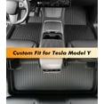 thumbnail image 2 of Set of 3 Floor Mats Carpets For 2020-2025 Tesla Y, 2 of 6