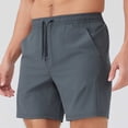 thumbnail image 4 of cfhntfmh Men's 7" Athletic Shorts Quick Dry Loose-Fit Lightweight Running Workout Gym Shorts with Pockets for Summer, 4 of 7