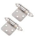 thumbnail image 1 of RV Cabinet Hinge, 1/2in Self Closing Cabinet Hinge, 2 Pack, Overlay Soft Close Hinges for Cabinet Doors, Kitchen RV Face Frame Inset Cabinet Hardware Hinges with Steel Material, 1 of 7