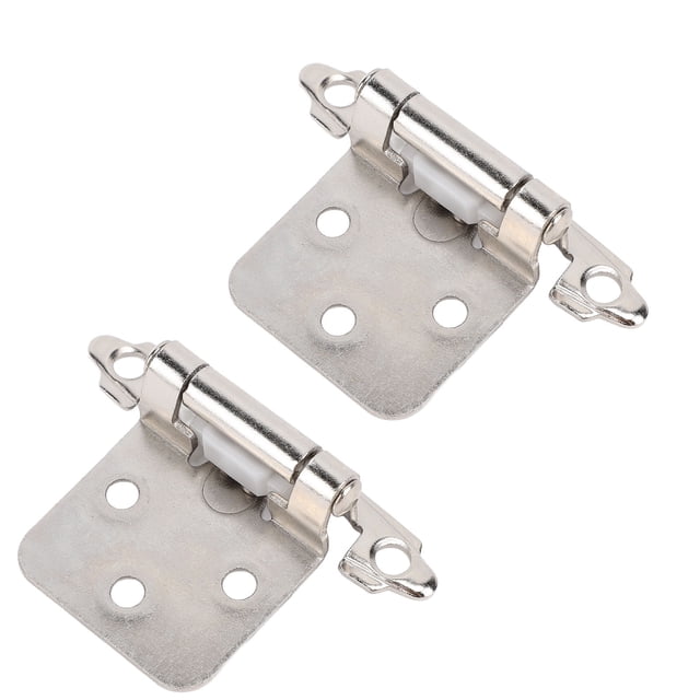 RV Cabinet Hinge, 1/2in Self Closing Cabinet Hinge, 2 Pack, Overlay Soft Close Hinges for Cabinet Doors, Kitchen RV Face Frame Inset Cabinet Hardware Hinges with Steel Material
