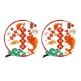 thumbnail image 2 of Adornos para ventanas de Año Nuevo Chino 2024, decoraciones de Año Nuevo para el Festival de Primavera estilo B, 2 of 9