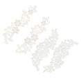 thumbnail image 1 of 4 Pedazos Apliques de Encaje Parches de s Decoración para Sunnimix Apliques de encaje floral, 1 of 8