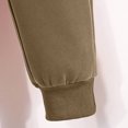 thumbnail image 3 of safuny Clearance Women's Thicken Jogger Cuff Pants Solid High Elastic Waist Clothing Running Gym Sports Retro Summer Comfy Trousers Fashion Coffee XXL, 3 of 8