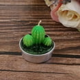 thumbnail image 4 of yotijay 6 Pieces Cactus Tealight Candles Handmade Delicate Cactus Candles, 4 of 9