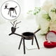 thumbnail image 4 of Candelabro de estilo retro Reno Hierro forjado Decoración de Candelabro de Navidad Soporte de luz de té para Navidad Feliz año nuevo Decoración Baoblaze Sujetavelas, 4 of 7