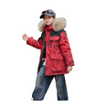 thumbnail image 2 of EnJoCho Kids Boys Teen Thicken Down Jacket Winter Hooded Windproof Long Sleeve Puffer Coat Thermal Waterproo𝖿 Parka Warm Insulated Snow Coat Winter Jacket Teens, 2 of 5
