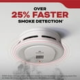 thumbnail image 3 of Kidde Battery-Operated Photoelectric Smoke Detector Alarm, 4-inch, Batteries Included, 2 Pack, 3 of 18