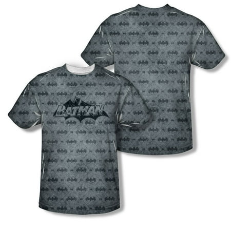 - Batman Men's Classic Bat Argyle Sublimation T-shirt White