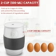 thumbnail image 3 of Ceramic Egg Cooker for Microwave, Quick Scrambled Egg Maker Holds Up to 4 Eggs, Easy & Healthy Breakfast Microwave Cooker Great for Mug Cake, Muffin, Omelet, 3 of 8
