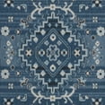 thumbnail image 6 of SAFAVIEH Classic Vintage Tristen Geometric Polyester Area Rug, Blue/Charcoal, 4' x 6', 6 of 7
