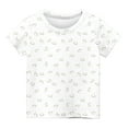 thumbnail image 4 of Nskgu Girls Heart Printed Short Sleeve T Shirts Casual Crewneck Summer Cute Tee Tops Loose Fit Blouses Kids Tshirts for Size 3-12 Years under $10, 4 of 4