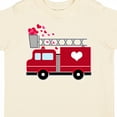 thumbnail image 4 of Inktastic Valentine's Day Red Firetruck with Pink Hearts Boys or Girls Toddler T-Shirt, 4 of 5