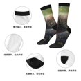 thumbnail image 5 of Honeii Daisy Sleeping Sloth Print Adult Socks,Crew Socks,Casual Calf Socks,Daily Wear Socks for Men & Women, Perfect for Sports, Casual and Everyday Use, 5 of 6