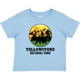 thumbnail image 3 of Inktastic Yellowstone National Park with Bear Mountains and Trees Cricle Boys or Girls Baby T-Shirt, 3 of 5