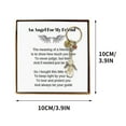 thumbnail image 3 of LSLJS Angel Keychain Angel Keychain Gift Box Metal Keychain Angel Keychain Favors Angel Angel Pendant and Thank You Label, Home Accessories, 3 of 9