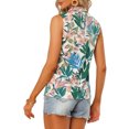 thumbnail image 3 of MODA NOVA Hawaiian Shirt for Junior's Button Down Tropical Floral Summer Tops, 3 of 6