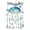 A#0718-67, variant on Ocean Themed Crystal Wind Chime Sea Turtle Stained Glass Style Hanging Ornament Acrylic Wind Chime with Crystal Pendants for Garden Porch Home Decor