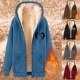 thumbnail image 2 of ZUBMGKTE Sweatshirt for Men Heavyweight Fleece Lined Full Zip Graphic Hooded Cardigan Regular Length Printed Streetwear Casual Open Front Sweatshirt Jacket S-3XL, 2 of 4
