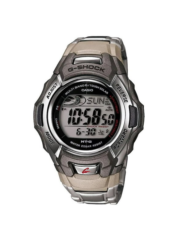 Casio Men's G-Shock Stainless Steel Tough Solar Atomic Digital Watch MTGM900DA-8