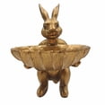 thumbnail image 2 of Vintage Gold Bunny Jewelry Holder Tray, Decorative Resin Rabbit Statue Trinket Dish for Ring, Earring Organizer, Easter Desktop Ornament Figurine, Photo Prop for Home Decor, 2 of 7