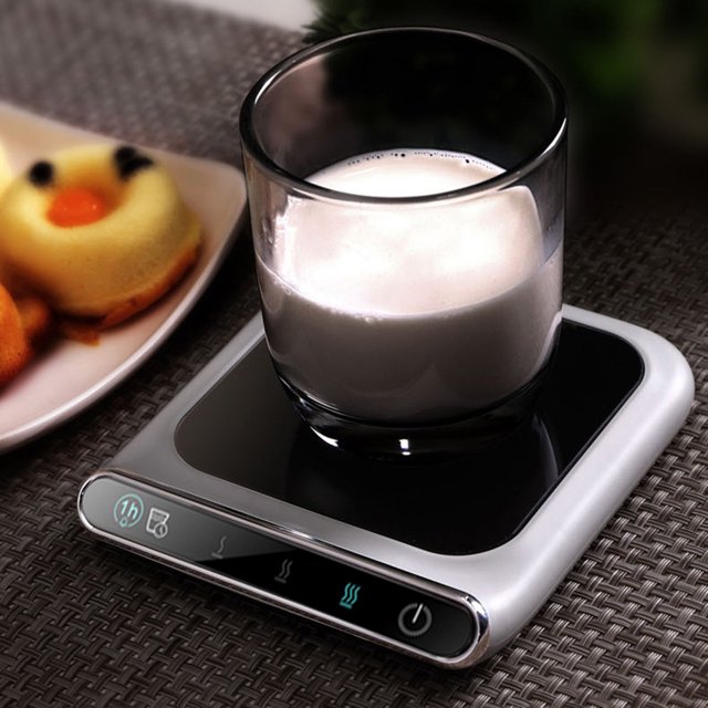 Calentador de taza de café USB portátil con 3 ajustes de temperatura Sywqhk Libre de BPA