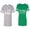 Men Heather / Women Green, variant on Sand Wishes We finish Each Other Matching Couple Cotton Jerseys (Men Heather / Women Black) (Men S / Women S)