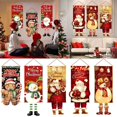 thumbnail image 4 of Bandera colgante de Feliz Navidad, decoraciones navideñas para la puerta del hogar, adornos navideños, regalos de Navidad, decoración de Año Nuevo 2023, 4 of 4
