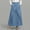 Skirts-315Light Blue, variant on Gamivast Linen Skirts for Women High Waisted Wrap Midi Skirt Button Detail Asymmetrical Hem Elegant Skirt Work Office Skirt for Business Casual Daily Wear Outfit Light Blue XXXL