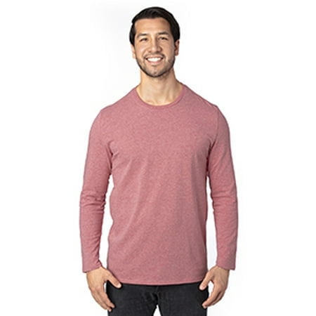 T-Shirt à Manches Longues pour Hommes - Marron Chiné - TP
