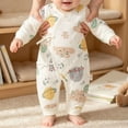 thumbnail image 7 of Ynynloco Kimono Tie Long Sleeve Soft One Piece, 100% Organic Cotton Baby Clothes for Girls & Boys, Preemie, Newborn & Infant, 7 of 7