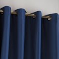 thumbnail image 3 of Bouclair Rideau Occultant Pegaze Bleu Marine 52x96 Po (132x244 cm), 3 of 6
