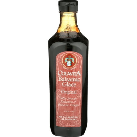 Colavita Balsamic Glaze, Silky Smooth Reduction of Balsamic Vinegar, 29.5 fl (Best Store Bought Balsamic Glaze)