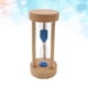 thumbnail image 3 of 3 minutos de madera reloj de arena reloj de arena azul arena temporizador reloj mesa decoración, 3 of 8