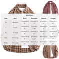 thumbnail image 3 of KeShDi Mens 3x Flannel Shirts Men's Vintage Casual Check Button Lapel Fashion Long Sleeve Shirt Red 2X, 3 of 8