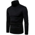 thumbnail image 3 of DuAnyozu Men Warm Sweater High Collar Skivvy Turtle Neck Shirt Blouse, 3 of 4