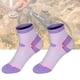 thumbnail image 2 of Yuarrent Calcetines al aire libre Mujeres Hombres Elástico Camping Senderismo Pesca Calcetines que absorben la humedad, rojo y morado claro y M Type3 NO3, 2 of 6