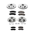 thumbnail image 3 of PowerStop Front and Rear Z23 Evolution Sport Carbon-Fiber Ceramic Brake Pad and Drilled & Slotted Rotor Kit Fits: CHEVROLET GMC Select Models K2006, 3 of 10