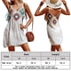 thumbnail image 2 of Vestidos de playa étnicos para mujeres Ropa de playa suave para niñas Trajes de baño (Blanco) FLhrweasw Para estrenar, 2 of 7