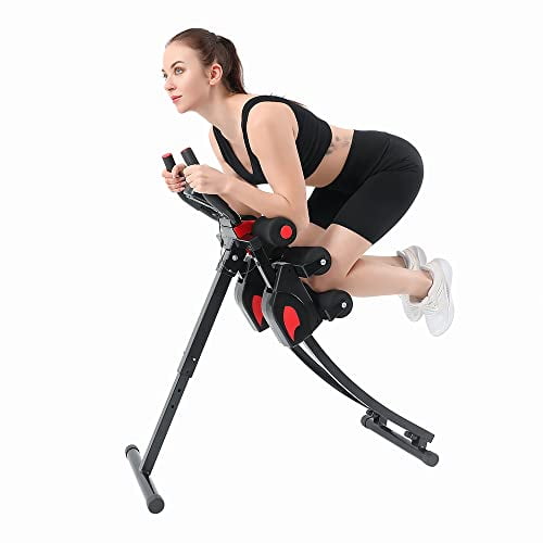 Fitlaya Fitness ab Machine ab Workout Equipment for Home Gym Height Adjustable ab Trainer Foldable Fitness Equipment. Walmart